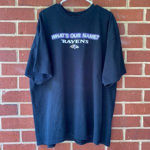 Vintage Whats Our Name? Ravens T-Shirt Size XXL